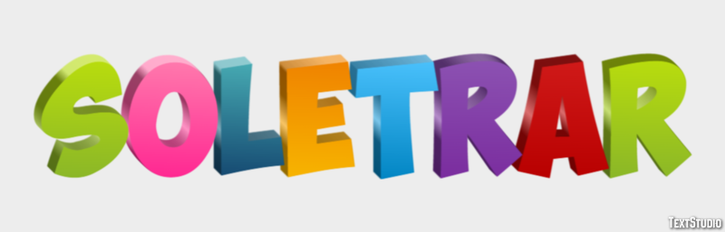 Soletrar Effetto testo