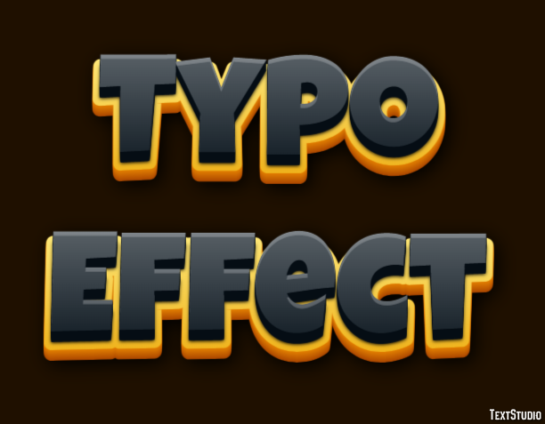 Typo Effect Text Effect