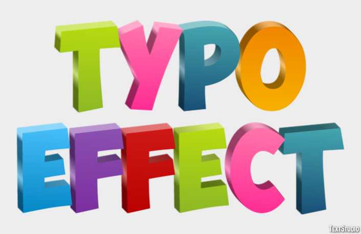 Typo Effect Texteffekt