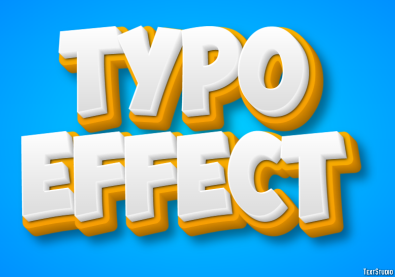 Typo Effect Text Effect