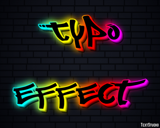 Typo Effect Text Effect