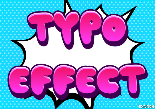 Typo Effect Text Effect