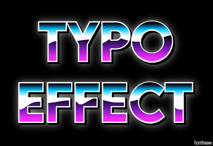 Typo Effect Text Effect