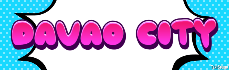 Davao City Efecto de Texto