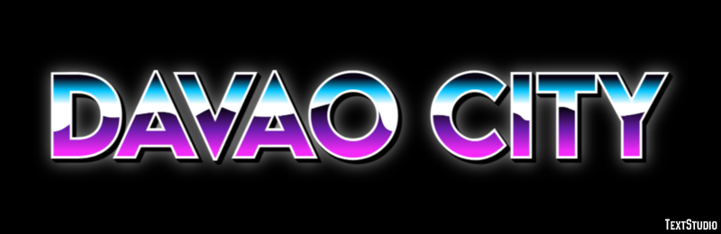 Davao City Efecto de Texto