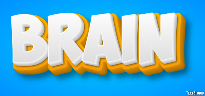 Brain Text Effect