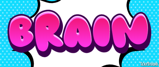 Brain Text effect