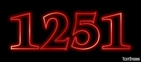 1251 Effetto testo
