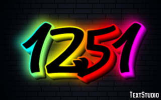 1251 Metin efekti