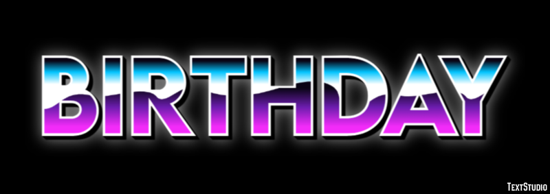 Birthday Text Effect