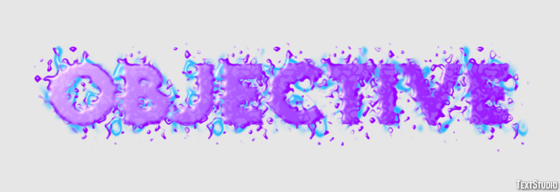 Objective Text Effect