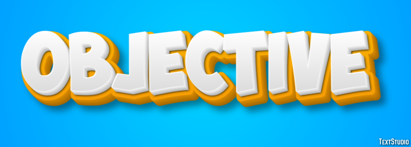 Objective Text Effect
