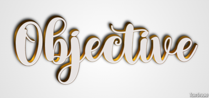 Objective Text Effect