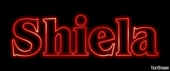 Shiela Efecto de Texto