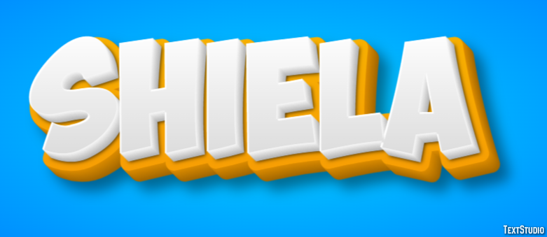 Shiela Efecto de Texto