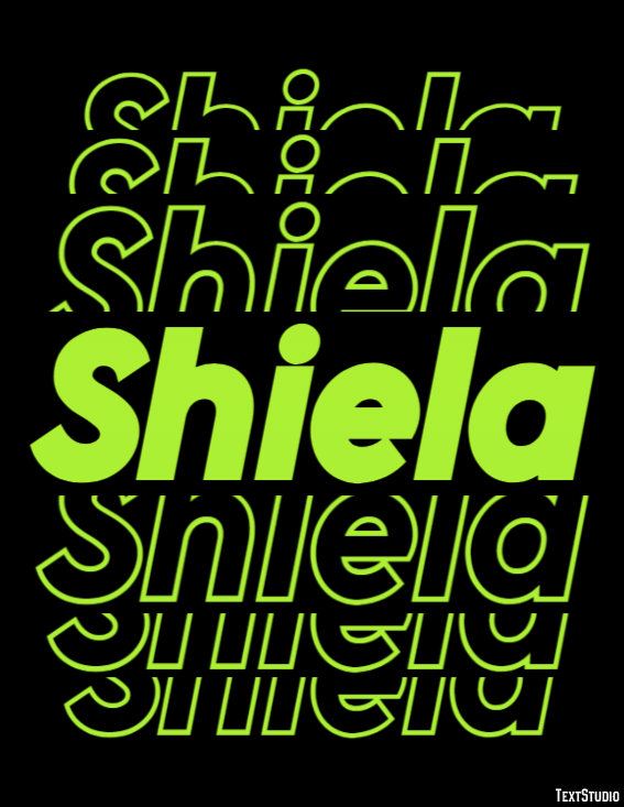 Shiela Efekt tekstowy