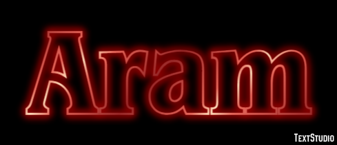 Aram Text effect