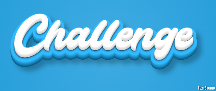 Challenge Text Effect