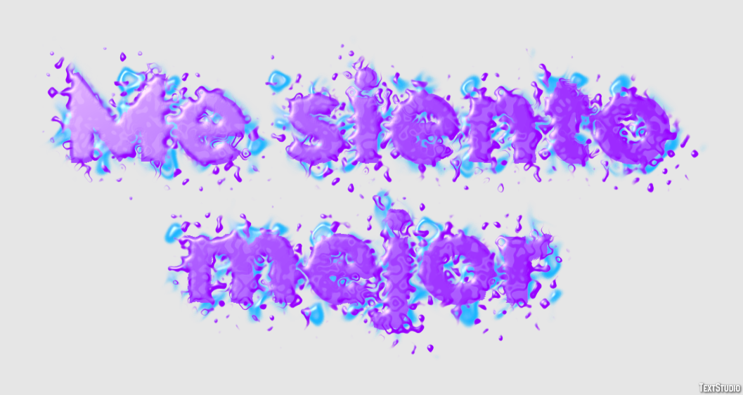 Me siento mejor Efecto de Texto