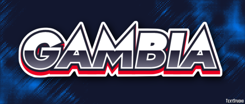 Gambia Text Effect