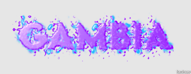 Gambia Text Effect