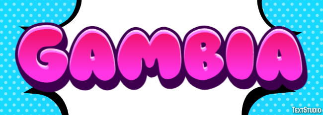 Gambia Text effect