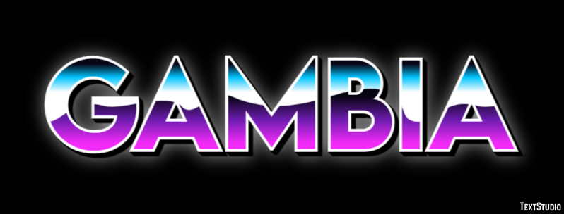 Gambia Text Effect