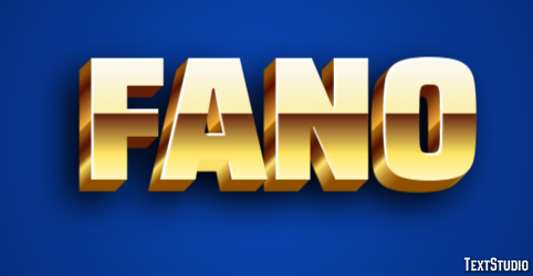 Fano Effetto testo