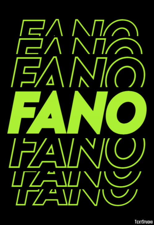 Fano Efekt tekstowy