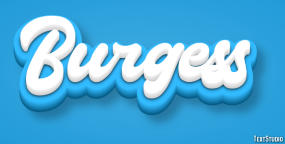 Burgess Text Effect