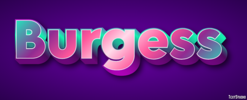 Burgess テキスト効果