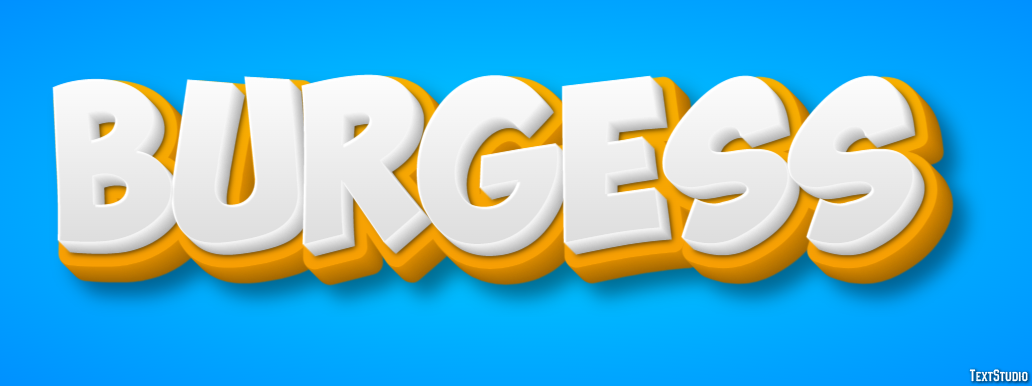 Burgess Text Effect