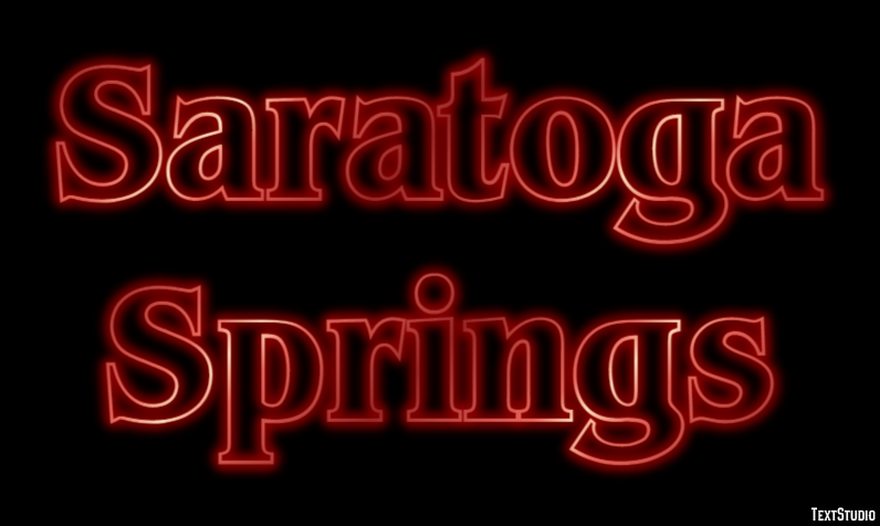 Saratoga Springs Efekt tekstowy