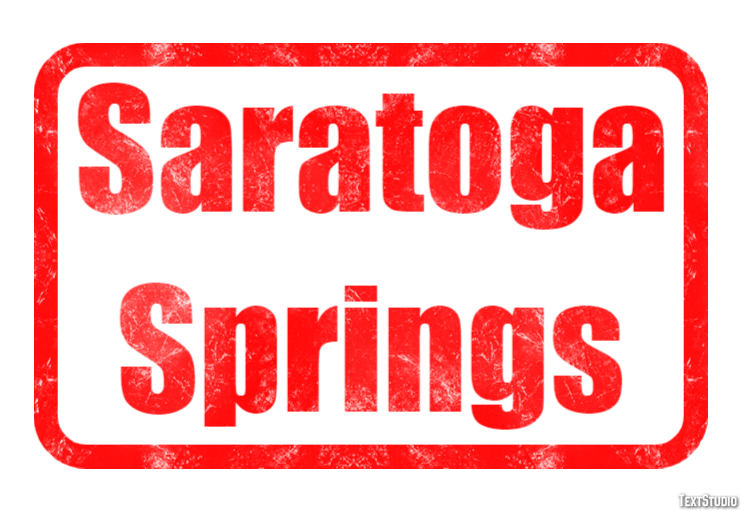 Saratoga Springs Effetto testo