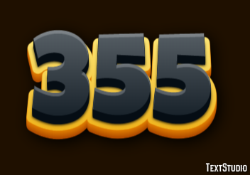 355 Text effect