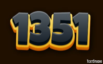 1351 Efecto de Texto