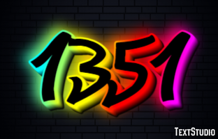 1351 テキスト効果