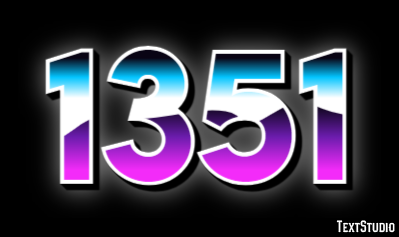 1351 テキスト効果