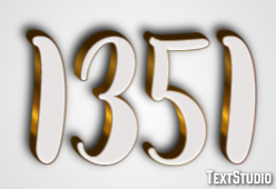 1351 Efecto de Texto