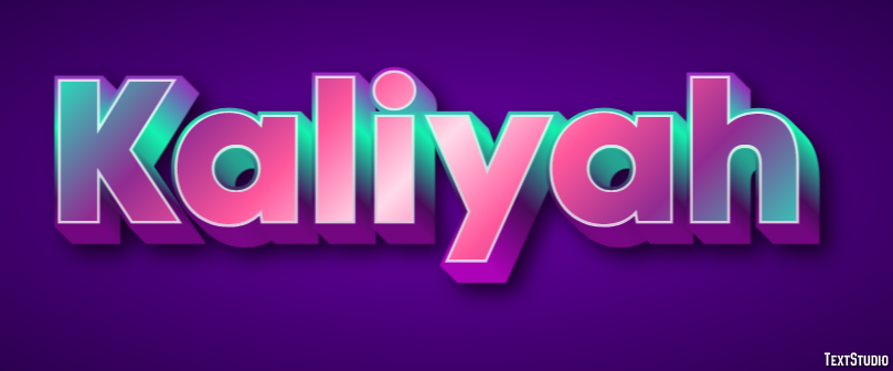 Kaliyah Effet de Texte