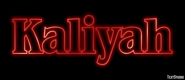 Kaliyah Effet de Texte