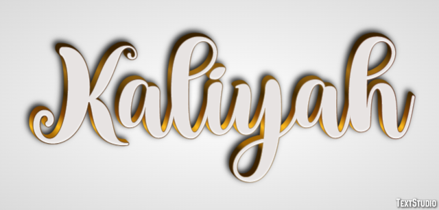 Kaliyah Effet de Texte