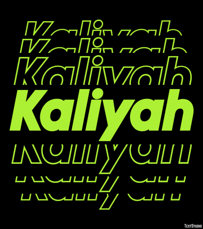 Kaliyah Effet de Texte
