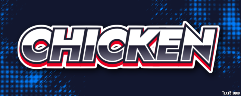 Chicken Text effect