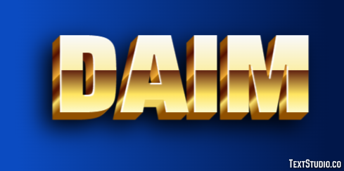 Daim Эффект текста
