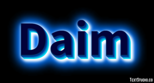 Daim Texteffekt