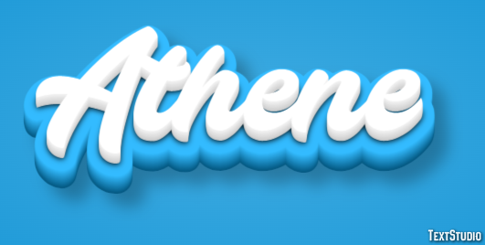 Athene Text Effect