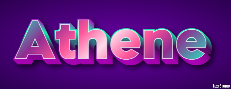 Athene Text effect