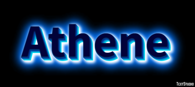 Athene Text Effect