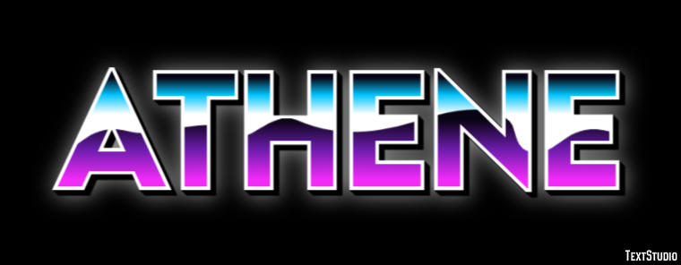 Athene Text effect